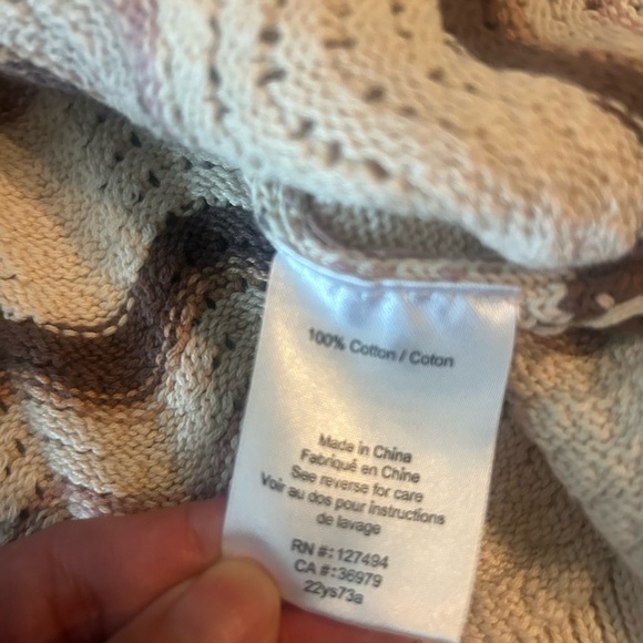 Heartloom Hooded Knit Striped Fall Sweater Size S - Picture 5 of 6